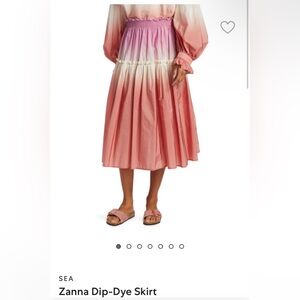 Sea Zanna Dip-Dye Skirt